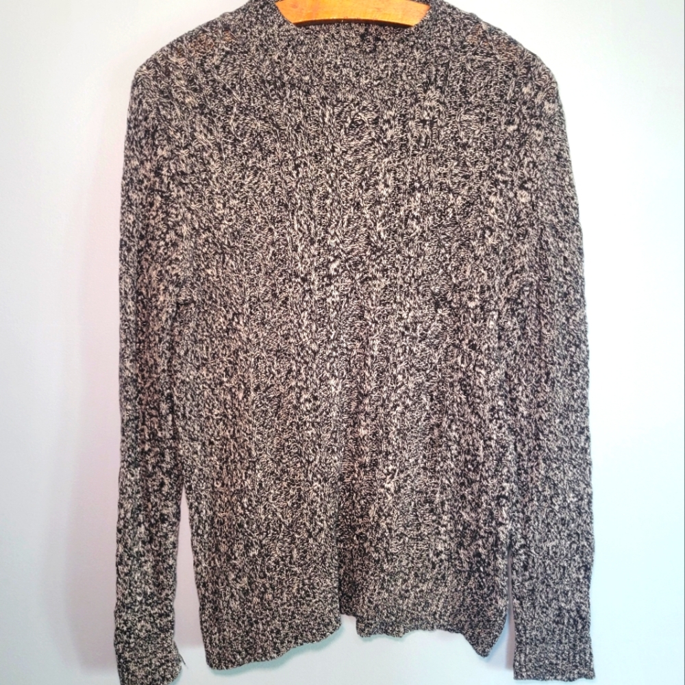 Croft & Barrow Womens‎ Black and White Sweater Size PXL